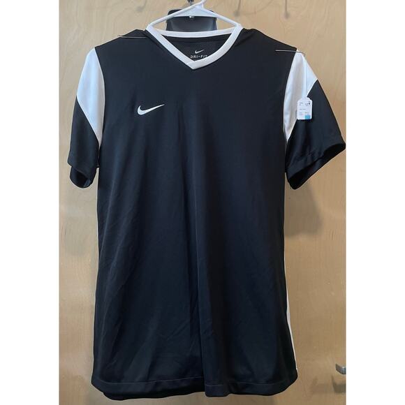 Nike Black and White Dri-Fit Jersey Style T - Picture 1 of 4